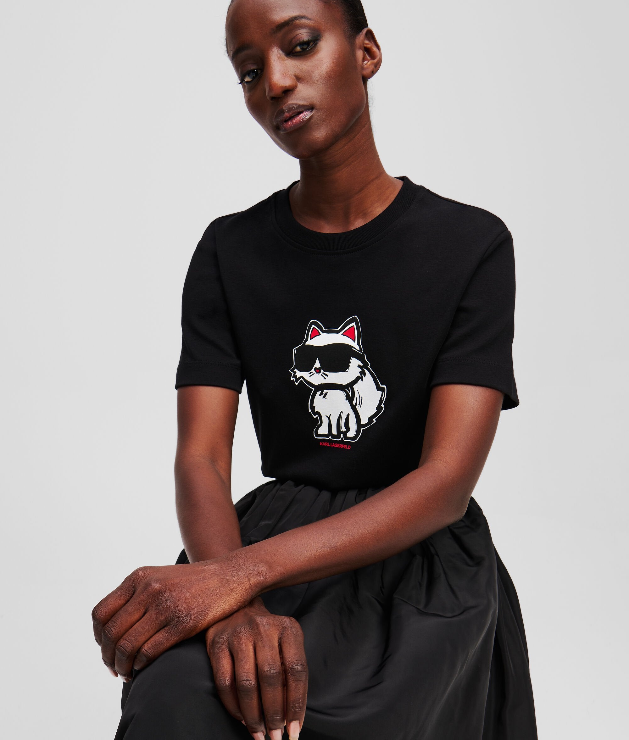 Тениска Karl Lagerfeld IKON Choupette